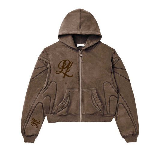 Umber Zip-Up